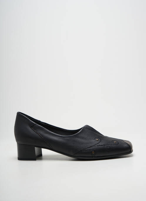 Escarpins talon bottier talon plat jusqu'à 3cm noir LUXAT femme