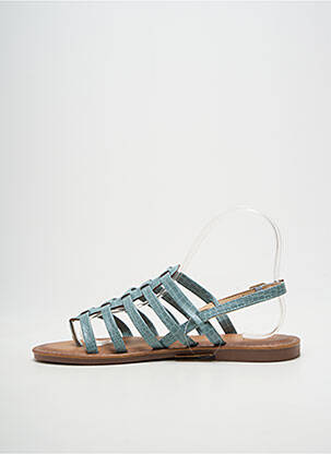 Tongs fermeture boucle(s) talon plat jusqu'à 3cm bleu MERRY SCOTT femme