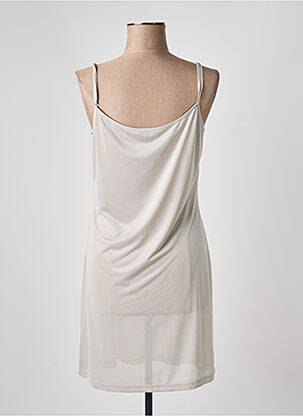 Jupon /fond de robe tissage satiné gris EVA KAYAN femme