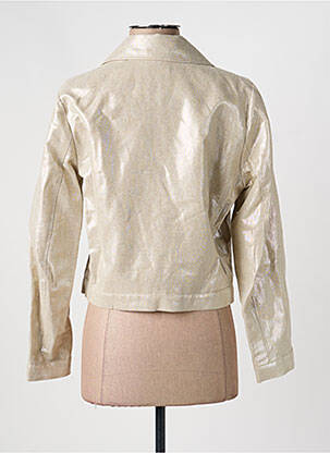 Veste casual col tailleur beige I.CODE (By IKKS) femme