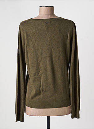 Pull col v manches longues vert FREEMAN T.PORTER femme