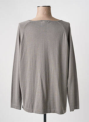 Pull coupe cintrée manches longues gris BASLER femme