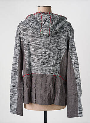 Veste casual poches gris L33 femme