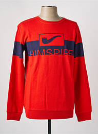 Sweat-shirt stretch manches longues rouge HIMSPIRE homme