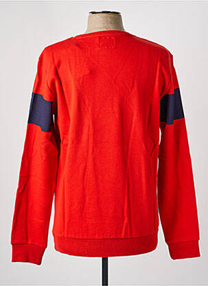 Sweat-shirt stretch manches longues rouge HIMSPIRE homme