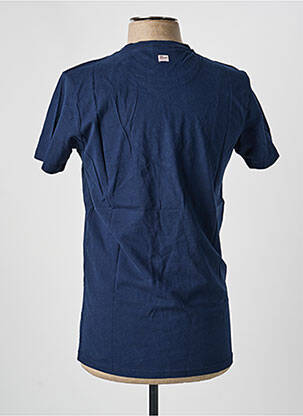 T-shirt stretch manches courtes bleu PETROL INDUSTRIES homme