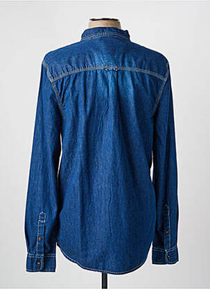 Chemise manches longues poches bleu ELEMENT homme