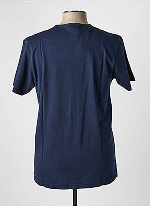 T-shirt bio manches courtes bleu BLOTTER ATELIER homme
