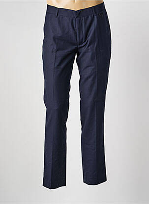 Pantalon chino tissage popeline taille normale bleu ELEVEN PARIS homme