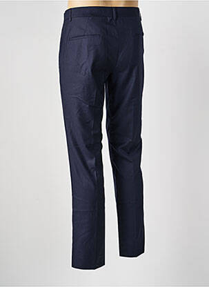 Pantalon chino tissage popeline taille normale bleu ELEVEN PARIS homme