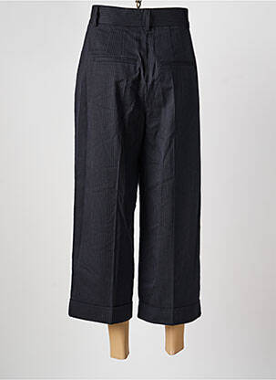 Pantalon 7/8 taille haute taille haute noir IDANO femme