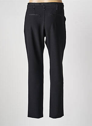 Pantalon chino taille normale taille normale noir MY SUNDAY MORNING femme