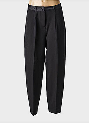 Pantalon droit taille à pinces taille haute noir VERO MODA femme