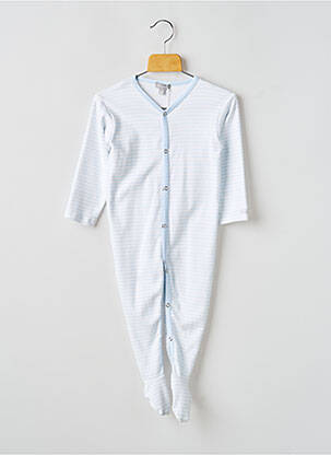 Pyjama fermeture pressionnée à l'entrejambe bleu MINIMAN garcon