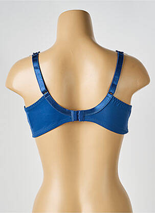 Soutien-gorge effet matière satinée haut soutien-gorge emboitant bleu CHANTELLE femme