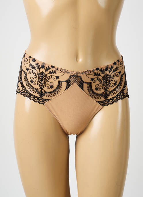 Culotte effet matière satinée chair LOUISA BRACQ femme