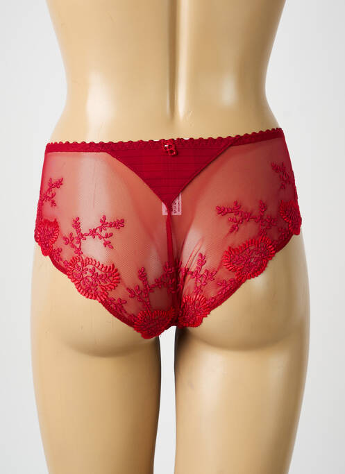Culotte stretch rouge LOUISA BRACQ femme