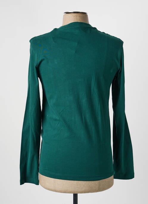 T-shirt stretch manches longues vert CELIO homme