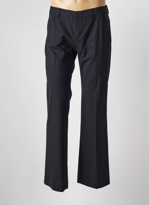 Pantalon flare fermeture zippée sous rabat avec crochet taille normale noir QUIET femme