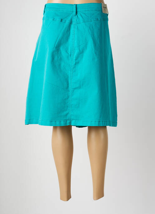 Jupe mi-longue taille normale bleu CREAM femme