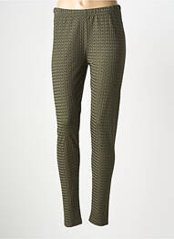 Legging stretch taille normale vert ZHENZI femme