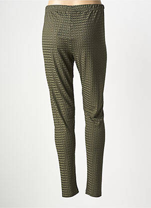 Legging stretch taille normale vert ZHENZI femme