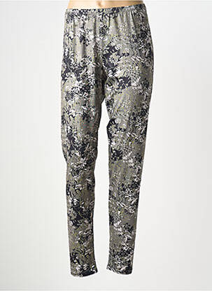 Legging stretch taille normale vert ZHENZI femme
