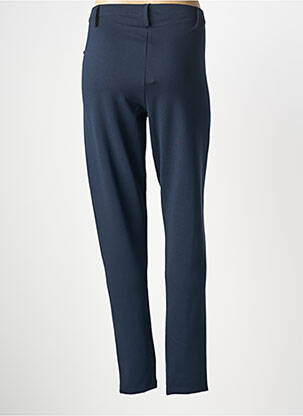 Pantalon slim taille élastique taille normale bleu ZHENZI femme