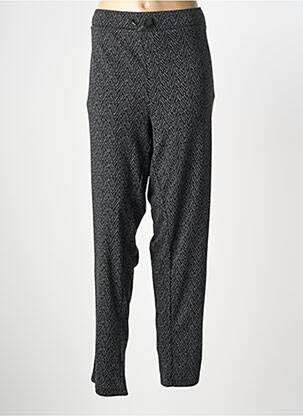 Pantalon slim taille élastique taille normale noir ZHENZI femme