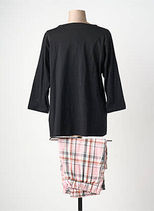 Pyjama coupe droite noir ZHENZI femme