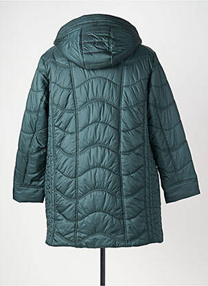 Doudoune poches a capuche vert BARBARA LEBEK femme