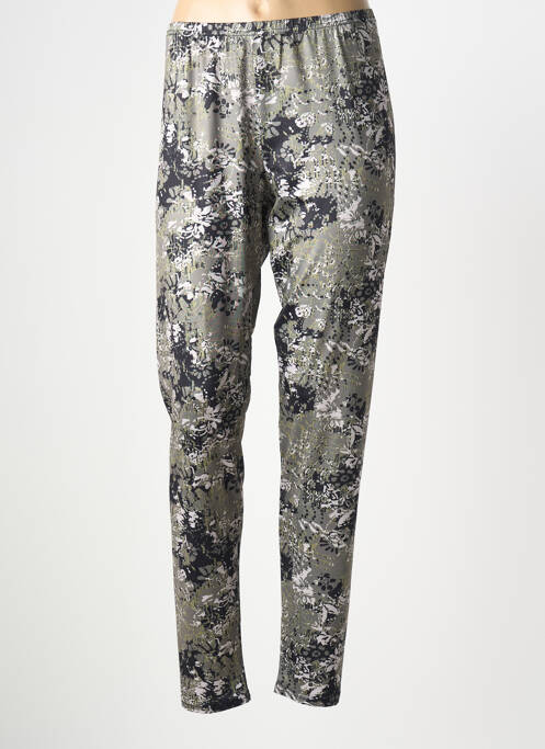Legging stretch taille normale vert ZHENZI femme