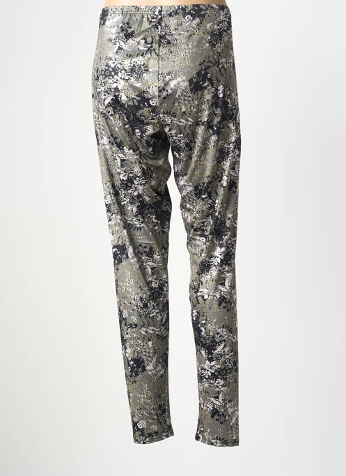 Legging stretch taille normale vert ZHENZI femme