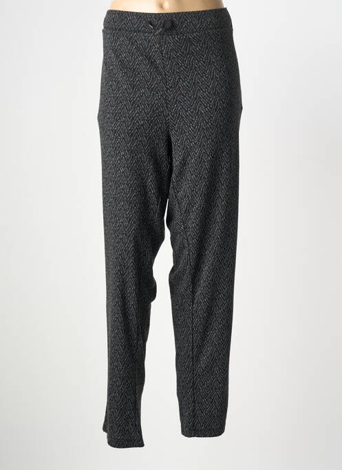 Pantalon slim taille élastique taille normale noir ZHENZI femme