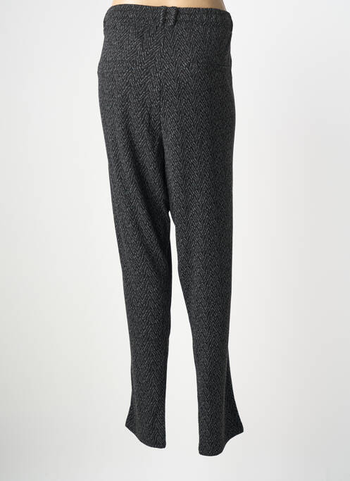 Pantalon slim taille élastique taille normale noir ZHENZI femme