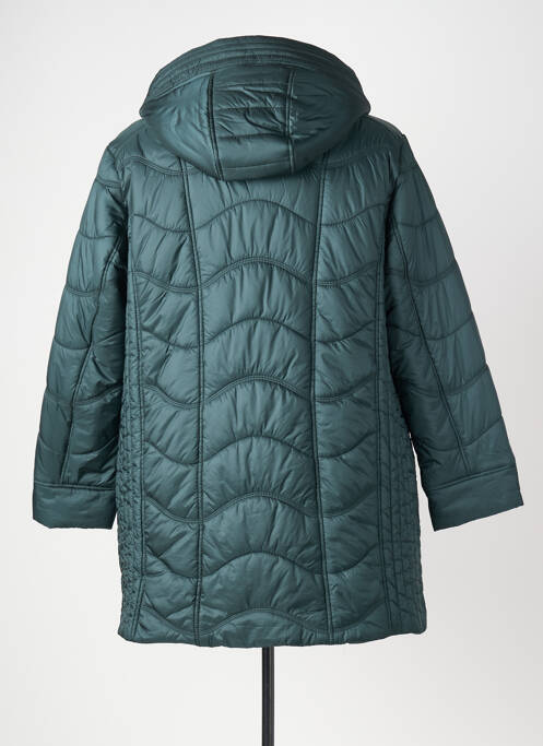 Doudoune poches a capuche vert BARBARA LEBEK femme