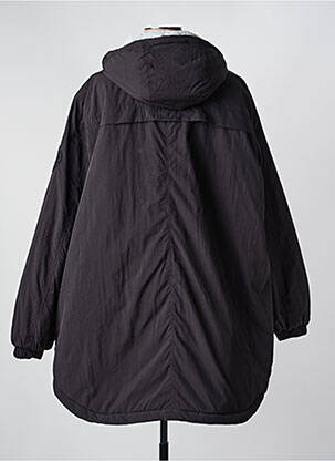 Doudoune manches longues a capuche noir ZHENZI femme