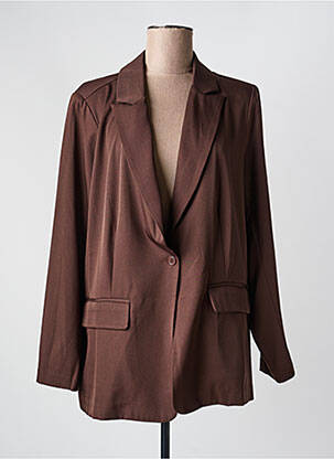 Blazer poches marron ZHENZI femme