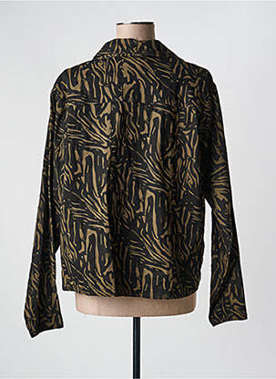 Veste casual coupe droite vert ZHENZI femme