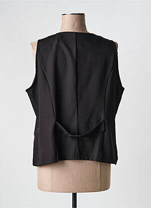 Gilet sans manche coupe cintrée noir ZHENZI femme