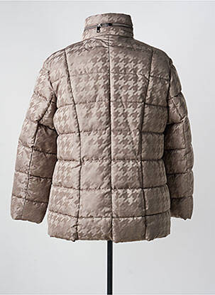 Doudoune poches a capuche marron BARBARA LEBEK femme
