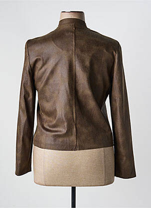 Veste casual tissage suedine marron DIANE LAURY femme