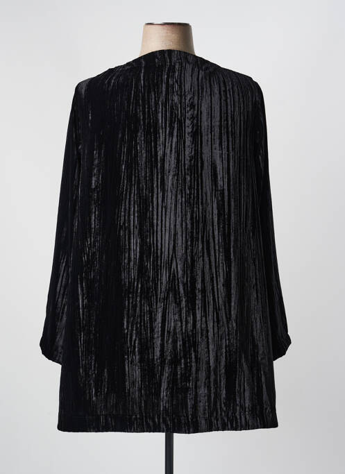Veste casual col rond noir G!OZE femme