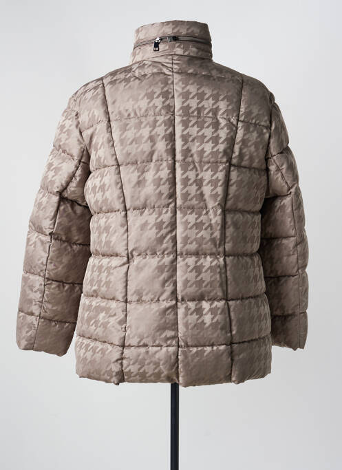 Doudoune poches a capuche marron BARBARA LEBEK femme
