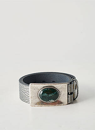 Ceinture fermeture pointe poinçonnée gris BLOW femme