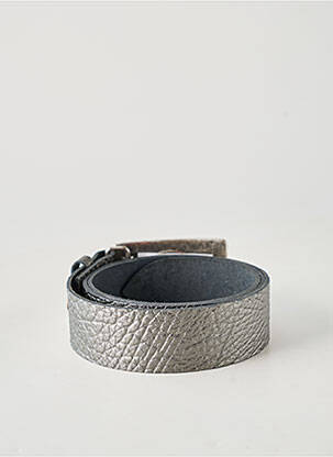Ceinture fermeture pointe poinçonnée gris BLOW femme