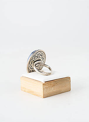 Bague ornement pierre argent BLOW femme