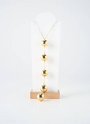 Collier fermeture fermoir mousqueton or ZAG femme