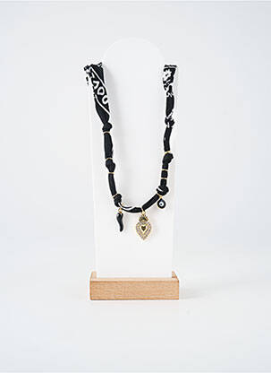 Collier noir BADHNATI femme