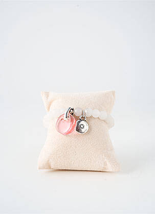 Bracelet ornement breloque / pampille rose fonce BLOW femme